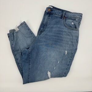 Lane Bryant‎ Signature Fit High-Rise Girlfriend Straight Jean Size 22